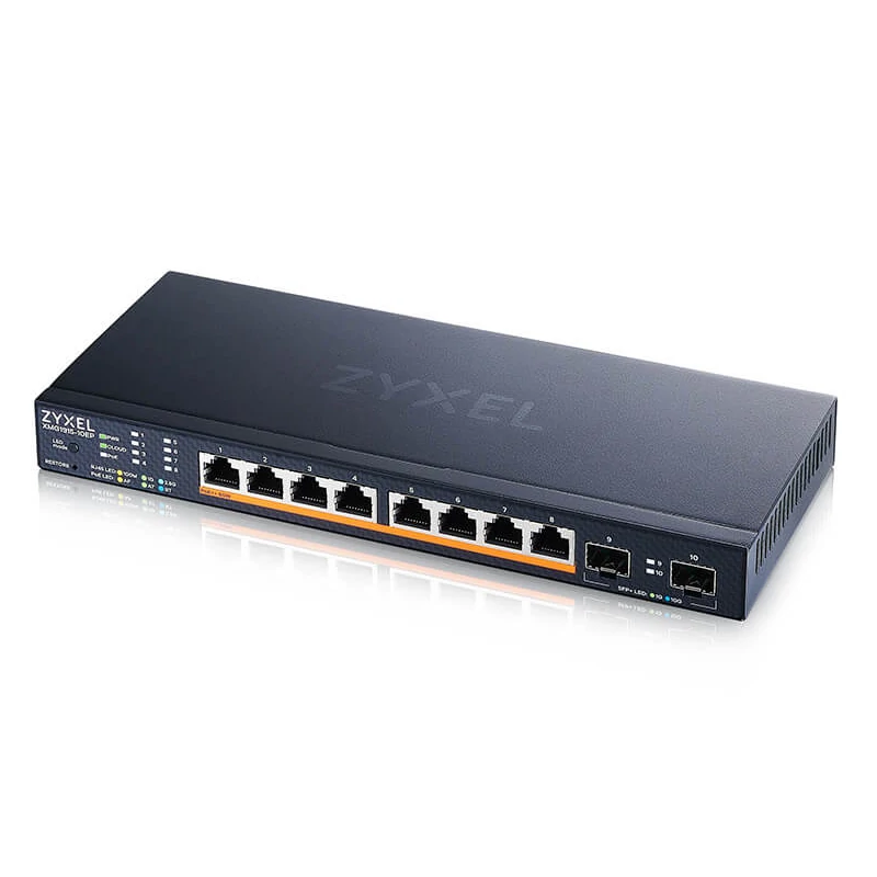 Zyxel XMG1915 10EP Switch PoE 8x25GbE 2xSFP 